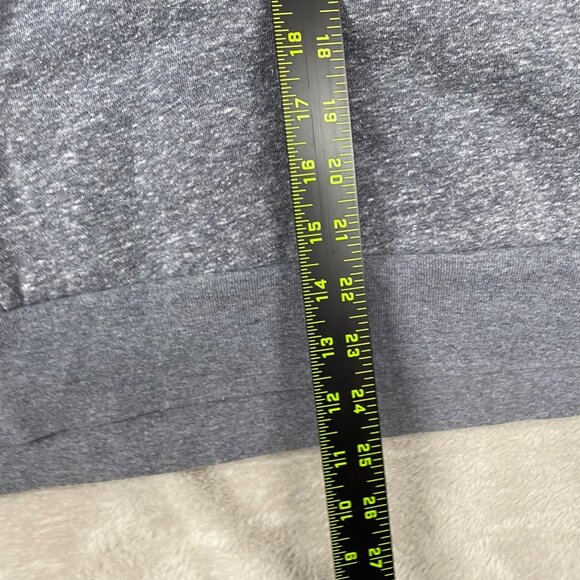 Two-Tone Pullover Woman's Hoodie Sweatshirt XL Blue & Gray Cotton/Poly Blend - Picture 4 of 8